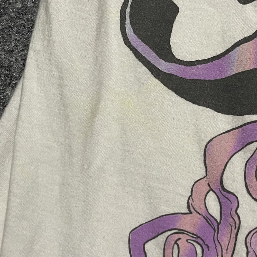 Ghost Smoke Trails Boyfriend Fit Girls T-Shirt M - Picture 8 of 9